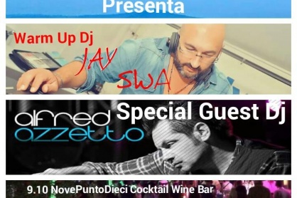 Alfred Azzetto alla terrazza 9.10